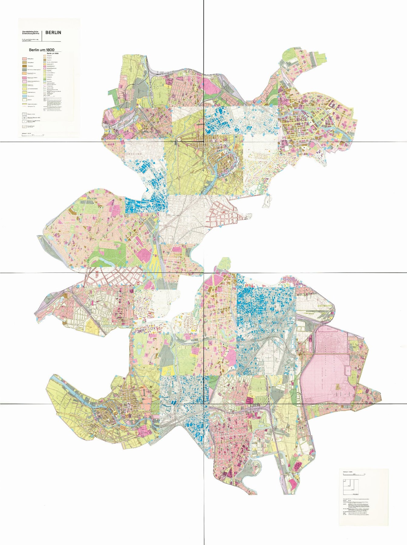 Piranesian Map of Berlin, ca. 1800–1690, 2022